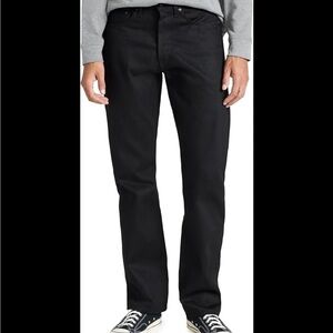 Naked & Famous Black Straight Leg